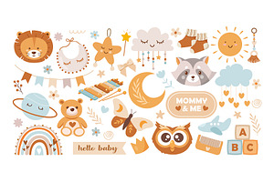 Newborn Elements Illustration