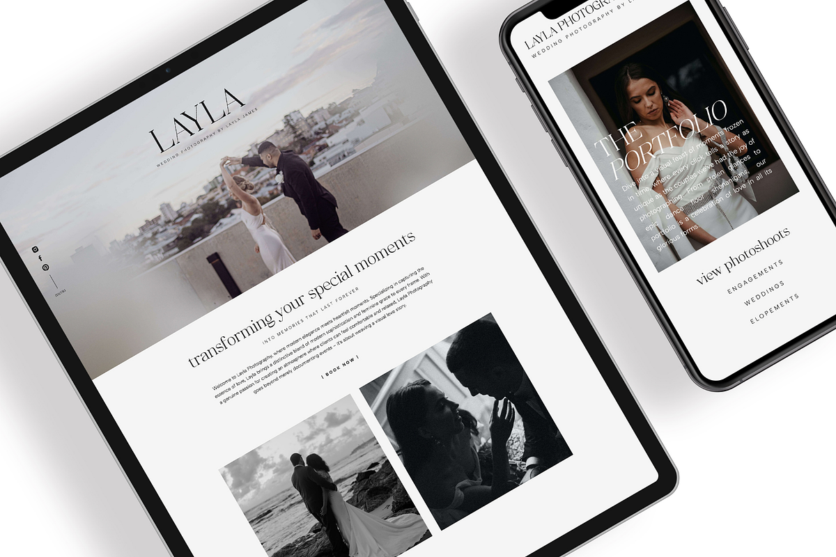 Photographer Showit Website Template, a Landing Page Template by Blush Created (Photo 11 of 20)