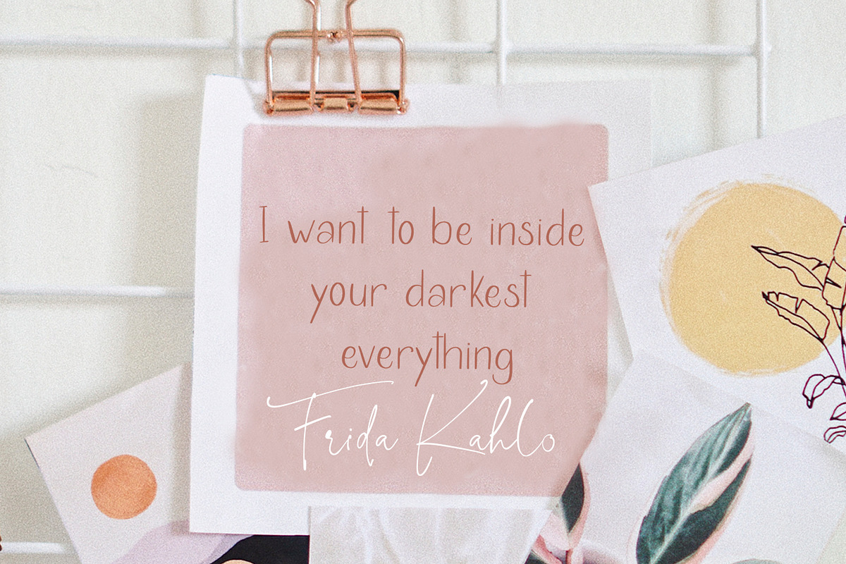 Boho Signature Handwritten Font Trio preview 3