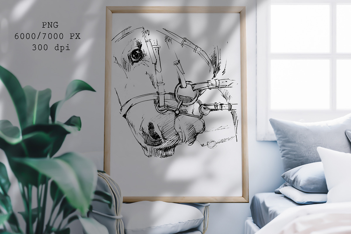 Sport Horses watercolor set, an Object Graphic by FineArt (Photo 13 of 18)