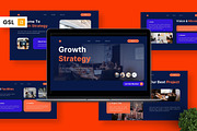 Growth Strategy - Business GSL, a Presentation Template by Deepslide Studio (Thumbnail 1 of 6)