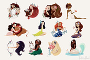 Zodiac girls, an Illustration by Fantom Fifi Art (Thumbnail 5 of 7)