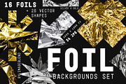 Foil backgrounds, metallic textures, a Background Graphic by Imageblend (Thumbnail 1 of 6)