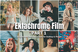 20 Lightroom Presets Ektachrome Film