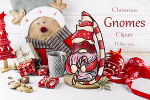Christmas Gnomes clipart Procreate