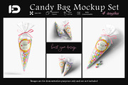 Candy Bag Mockup Set, a Packaging Mockup by ForgeDesign (Thumbnail 1 of 6)