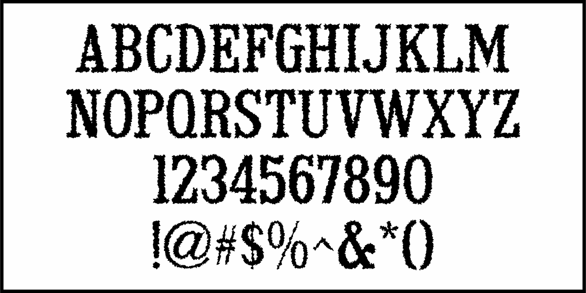Shattered Dreams JNL, a Slab Serif Font by Jeff Levine Fonts (Photo 3 of 5)