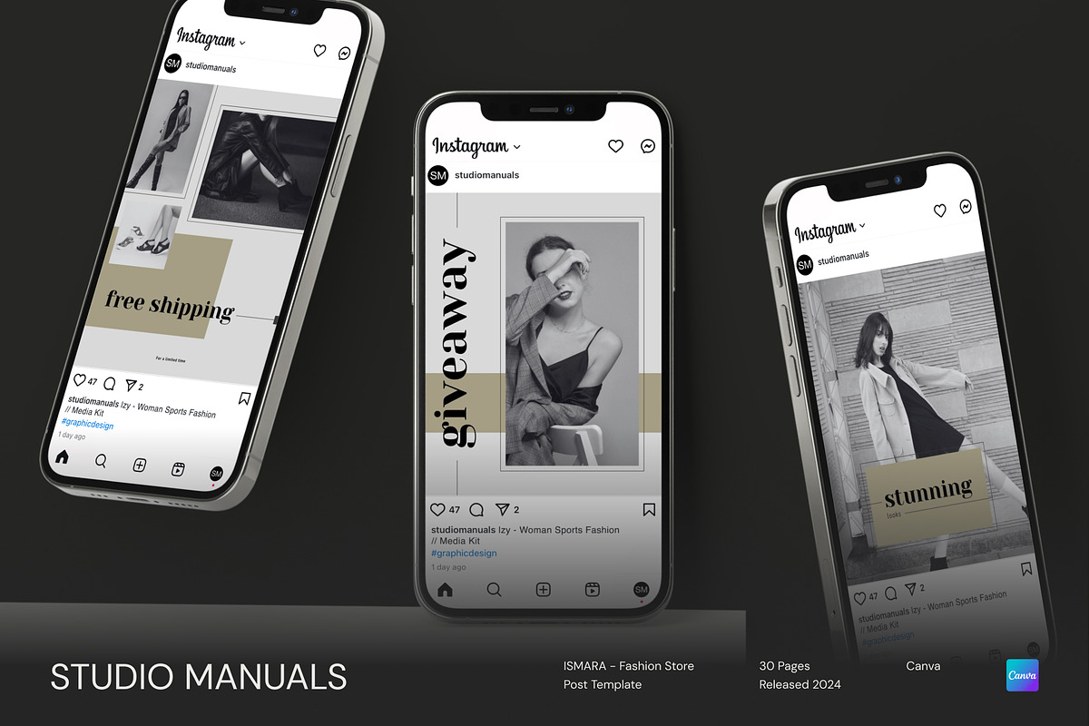 ISMARA – Fashion Store Post Template, a Social Media Template by Studio Manuals (Photo 5 of 8)