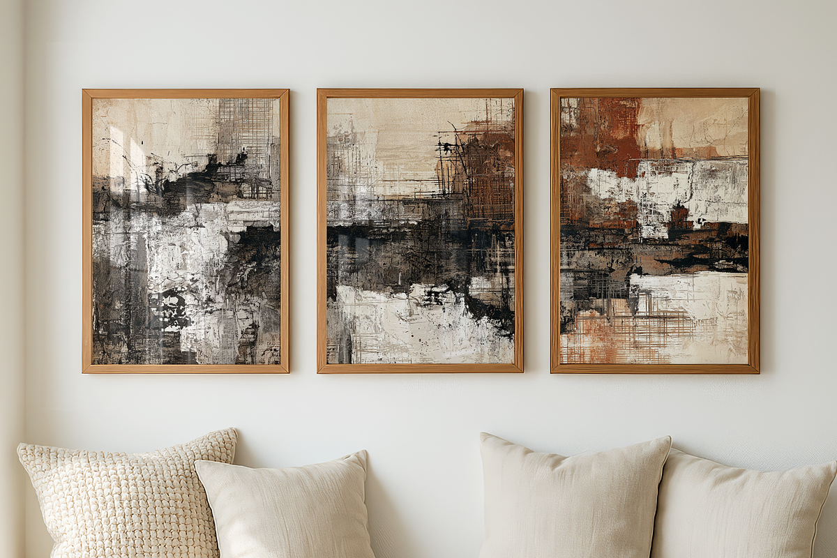 Abstract Architecture Wall Art Set, a Decorative Illustration by PrintablesByFranklyn (Photo 1 of 6)