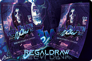 Halloween Party Flyer, a Flyer Template by regalDRAW (Thumbnail 2 of 3)