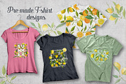 Watercolor Floral Design Set Lemons, an Illustration by Anna Studio (Thumbnail 3 of 11)