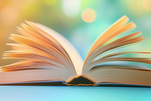 Open book with fanned out pages, a School & Education Photo by MistyDay