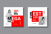 Fashion Social Media Post Layout, a Social Media Template by MightyDesign (Thumbnail 4 of 8)