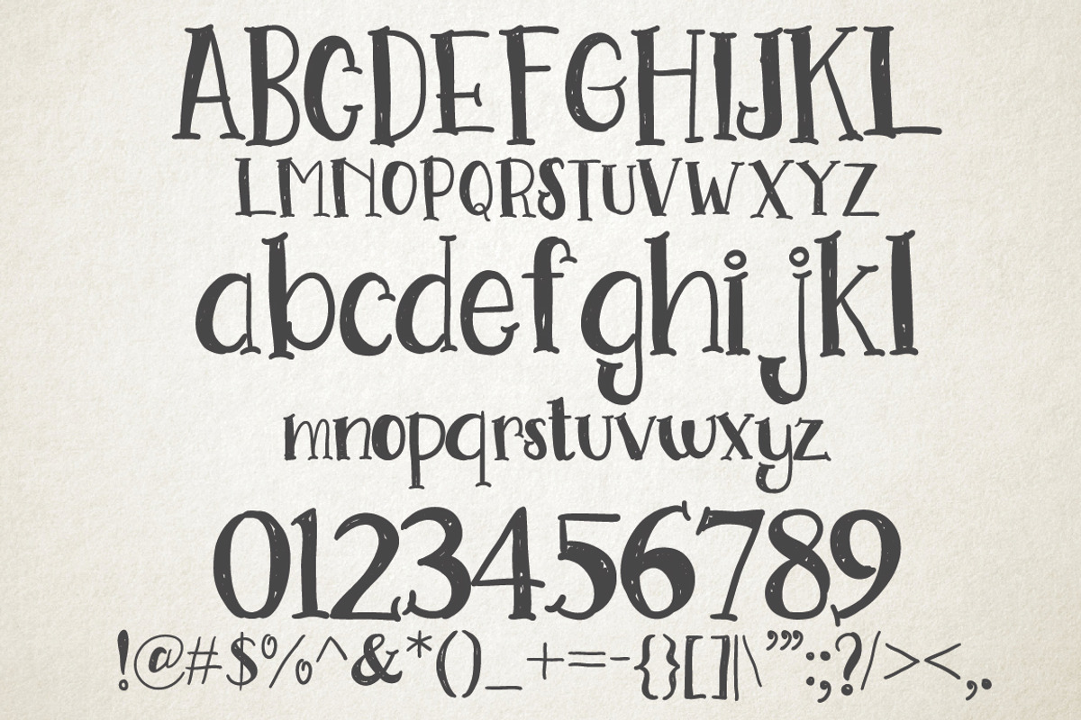 Go Doodling, Scratching Font preview 5
