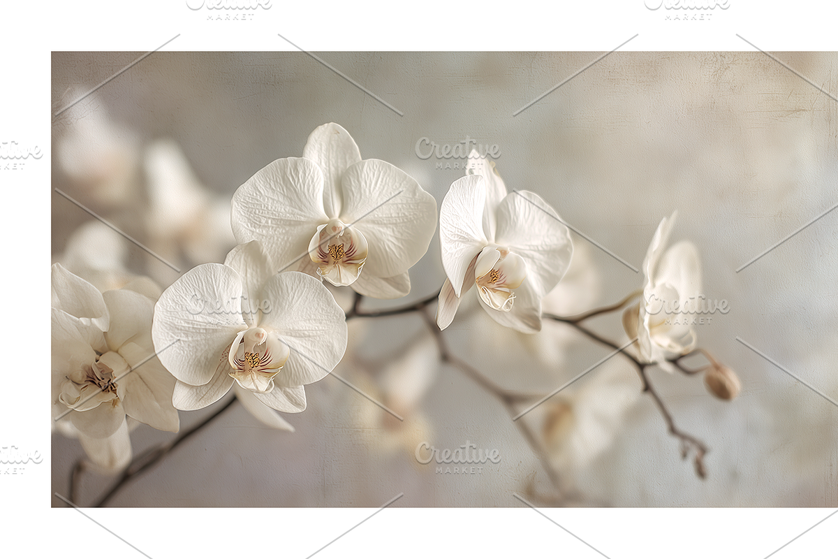Hihe Co. White Floral Art, a Texture Illustration by milatovar (Photo 17 of 20)