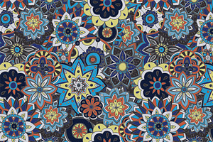 Vintage floral seamless pattern
