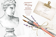 Watercolor Writing elements & more, a Work Illustration by beehouse studio (Thumbnail 5 of 8)