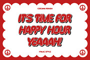 Cocana Rough, a Sans Serif Font by Craft Supply Co. (Thumbnail 3 of 8)