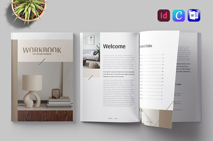 Workbook Canva Template | Ebook, a Magazine Template by Pixelpick