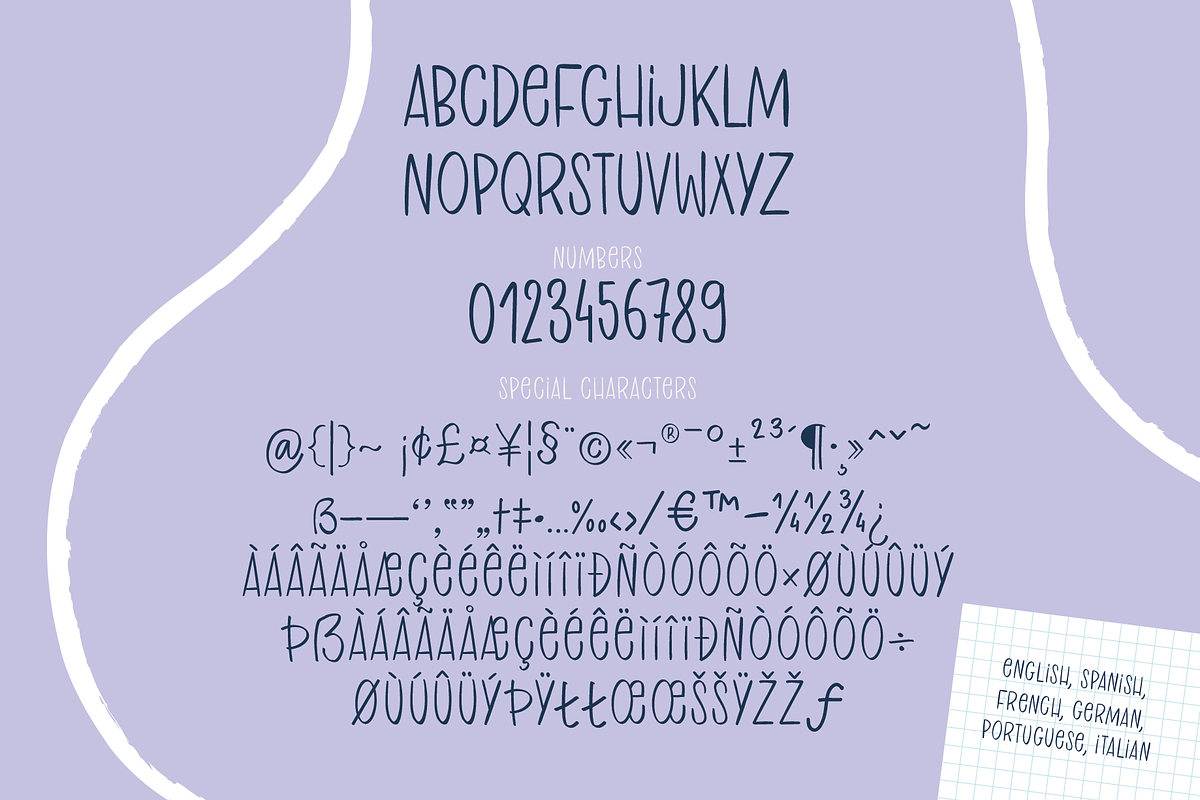 SARBACANE | Handwritten font, a Handwritten Font by Fearless Confetti (Photo 3 of 8)