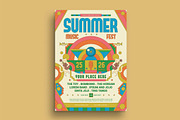 Summer Music Fest Flyer Template, a Templates & Theme by megarez (Thumbnail 4 of 4)