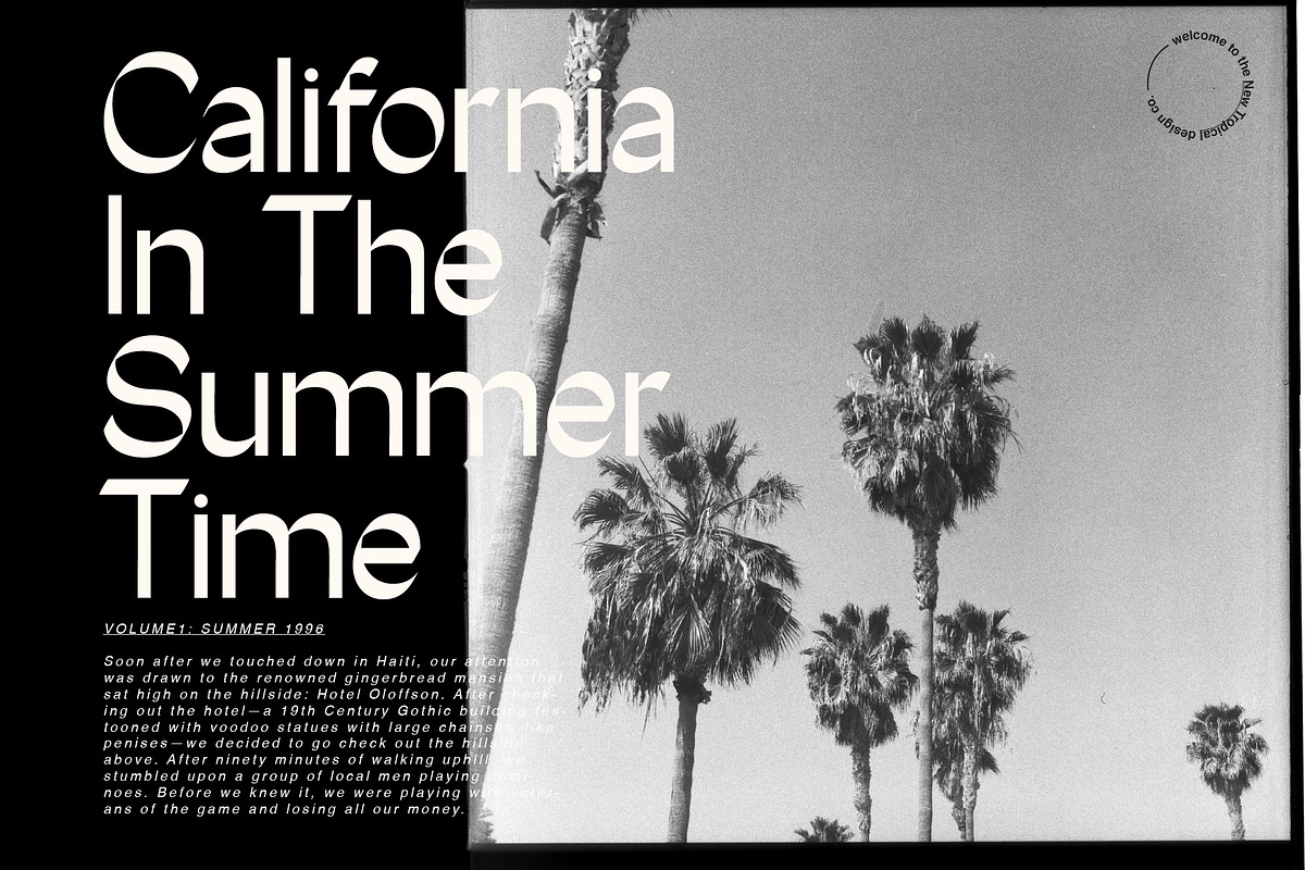 South Pacific, a Sans Serif Font by Tropical Type (Photo 8 of 11)