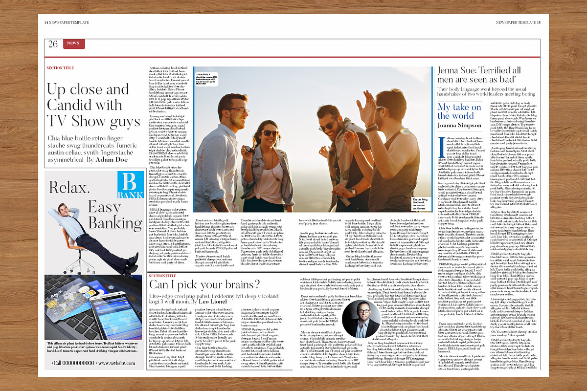 Newspaper Template, a Templates & Theme by Red Cactus Creative (Photo 8 of 14)
