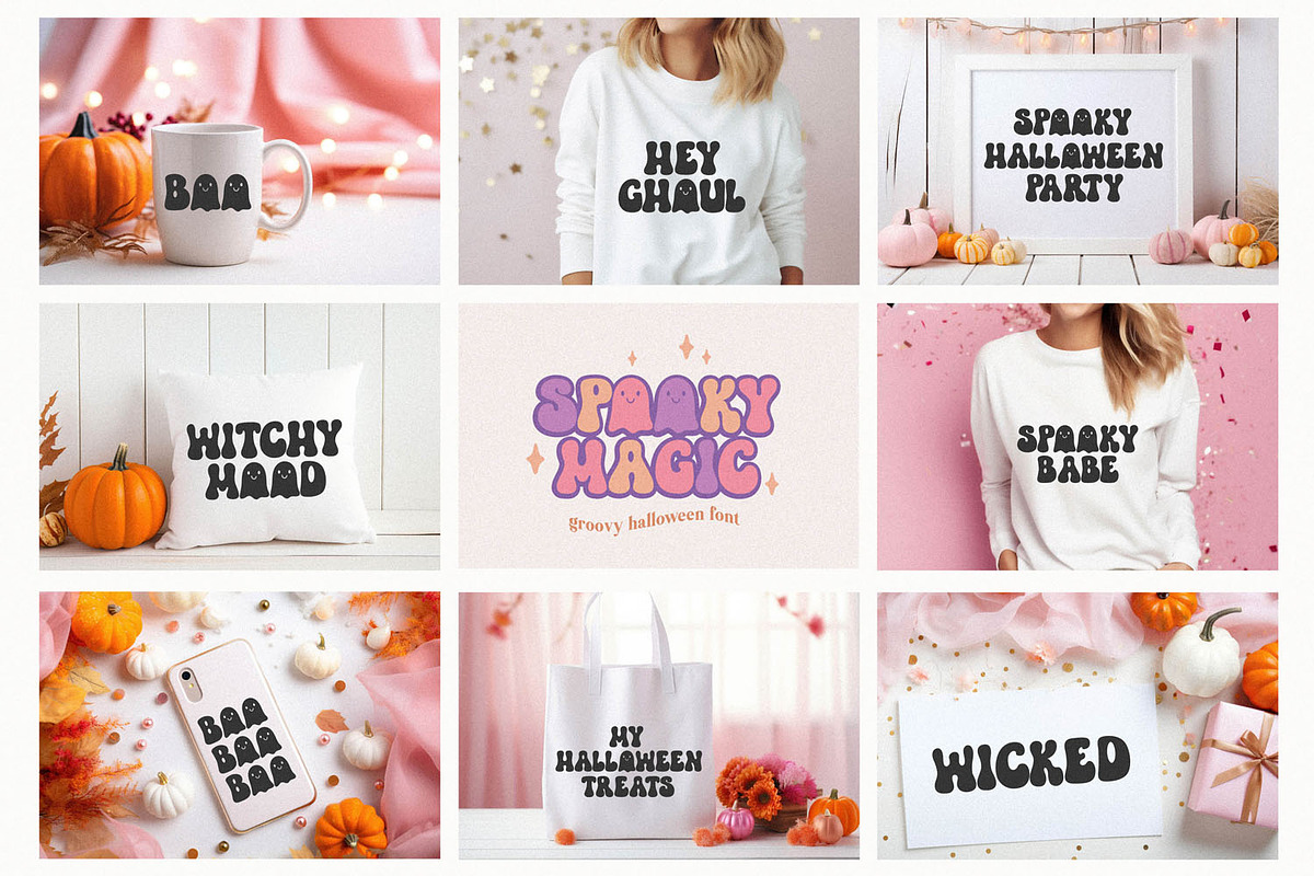 Spooky Halloween Bundle - 8 Fonts, a Handwritten Font by BarcelonaShop (Photo 2 of 9)
