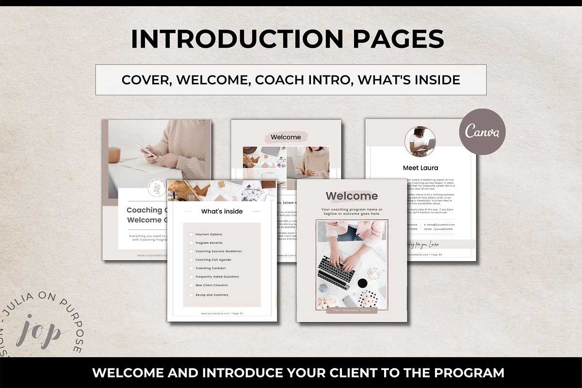 Coaching Welcome Packet Template preview 4