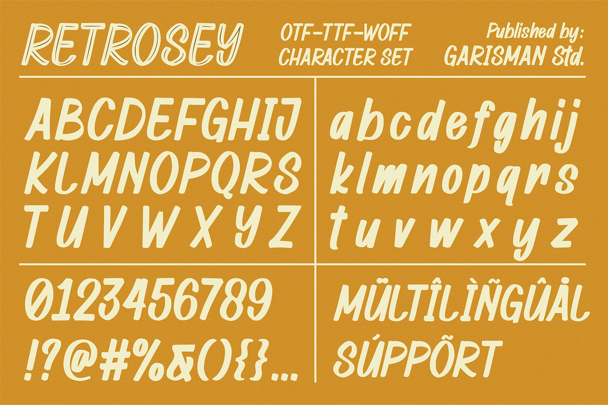 Retrosey - Signage Typeface, a Sans Serif Font by Garisman Std (Photo 7 of 7)