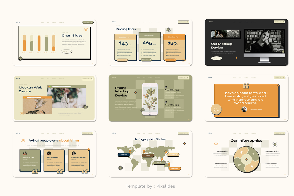 Vintage and Retro Keynote, a Presentation Template by Pixslides (Photo 4 of 5)