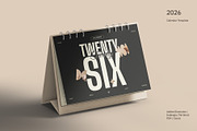 2026 Calendar Template - Vebee, a Stationery Template by fakhroo (Thumbnail 1 of 5)