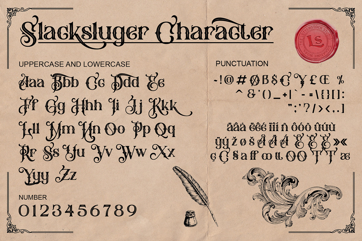 Slacksluger, a Script Font by LetterStock (Photo 4 of 7)