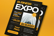 Minimalist Business Expo Flyer Set, a Flyer Template by graphicook (Thumbnail 2 of 3)