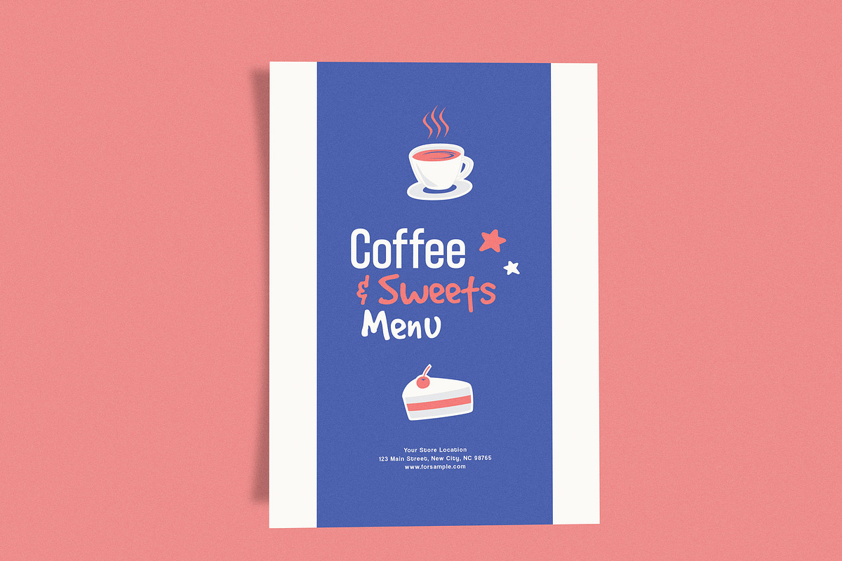 Menu Coffee and Sweet, a Flyer Template by Me55enjah Design (Photo 2 of 4)