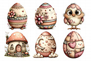 Whimsical Easter Egg Clipart, an Illustration by Daily.Designs (Thumbnail 7 of 8)