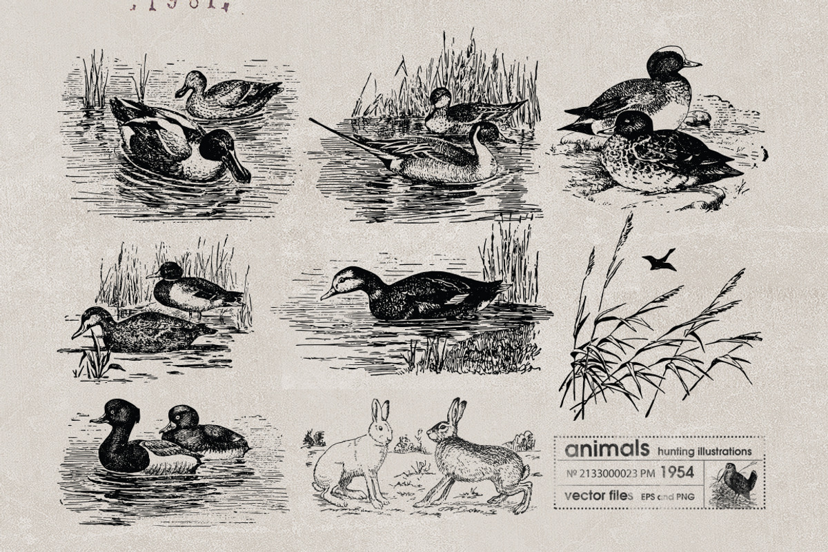 Vintage Bundle 2500+ Free Update, an Animal Illustration by Retro Machine (Photo 169 of 170)