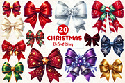 Velvet Bows Clipart, an Illustration by CreationArt (Thumbnail 1 of 5)