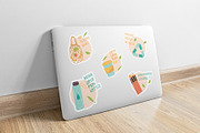 Zero Waste Eco stickers set, a Decorative Illustration by Sabina_Ava (Thumbnail 2 of 5)
