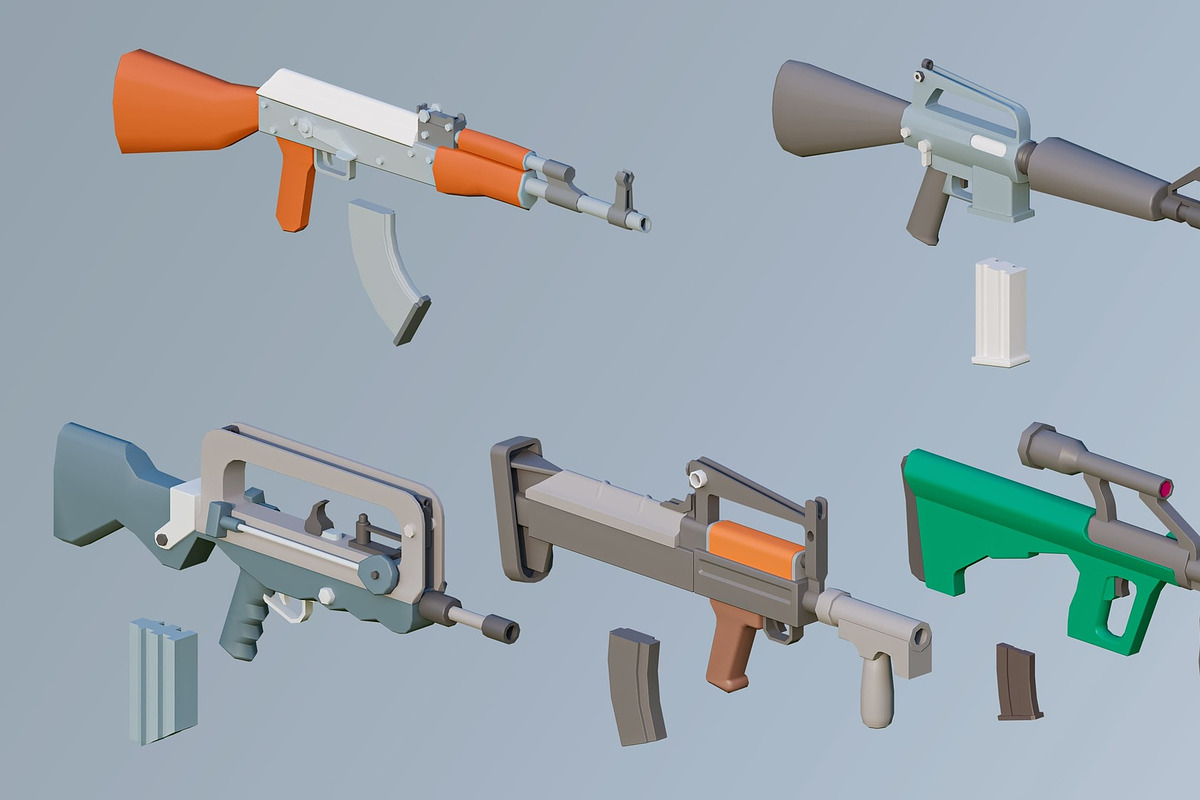 Weapons 2, an Object 3D Model by ithappy (Photo 16 of 32)