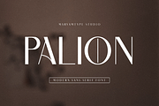 Palion Sans Serif, a Sans Serif Font by Maryamtype Studio (Thumbnail 1 of 11)