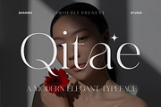 Qitae - Modern Elegant Luxury, a Serif Font by Shakira Studio (Thumbnail 1 of 10)