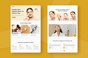 Glowry - Skincare Landing Page, an UI Kit Template by peterdraw (Thumbnail 3 of 3)