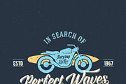 Vintage Surfing Labels/Logos Set, a Branding & Logo Template by Createvil (Thumbnail 6 of 8)
