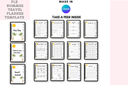 Canva Summer Travel Digital Planner, a Stationery Template by DigitalbossCreations (Thumbnail 5 of 10)