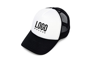 Black Cap Logo Design Mockup 4