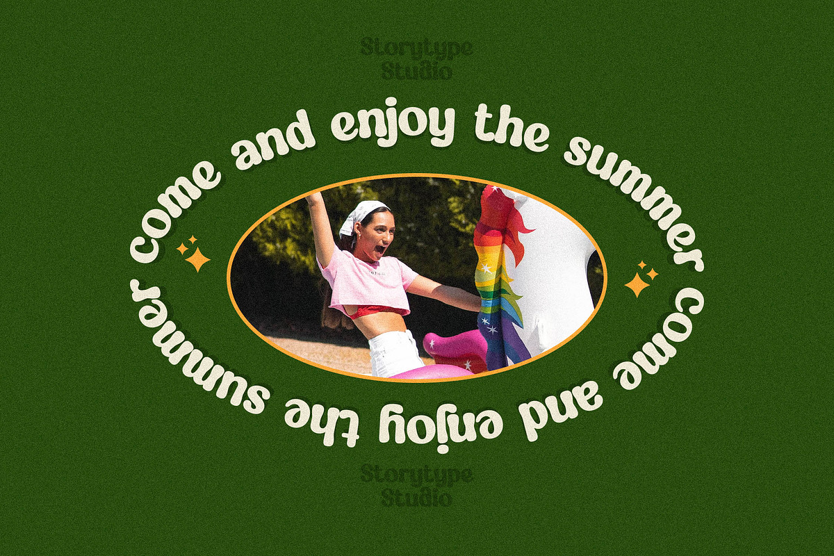 Muloka Kerash Chunky Retro Font, a Sans Serif Font by Storytype Studio (Photo 8 of 15)