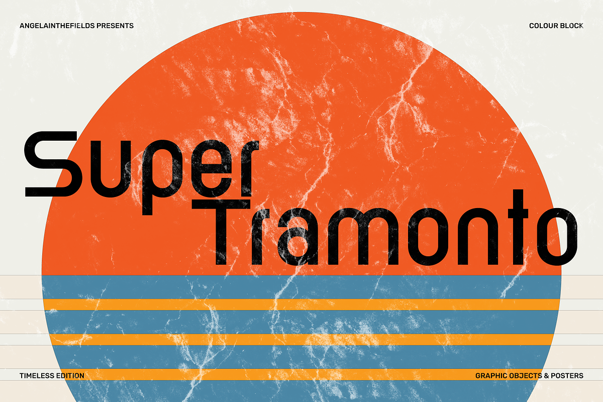 Retro Colour Block Vector Objects, an Object Graphic by angelainthefields (Photo 22 of 23)
