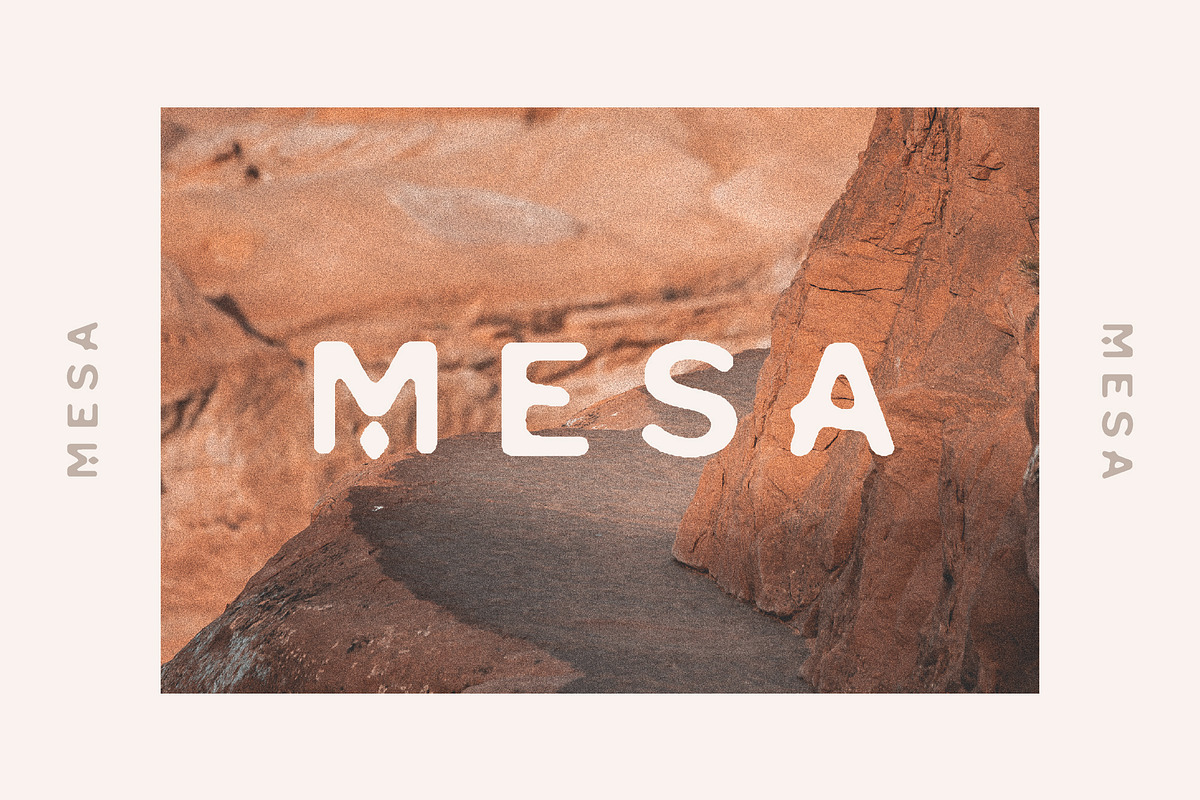 Mesa, a Font by Midnight Grim (Photo 1 of 7)