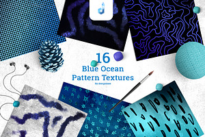 Blue Ocean Pattern Textures